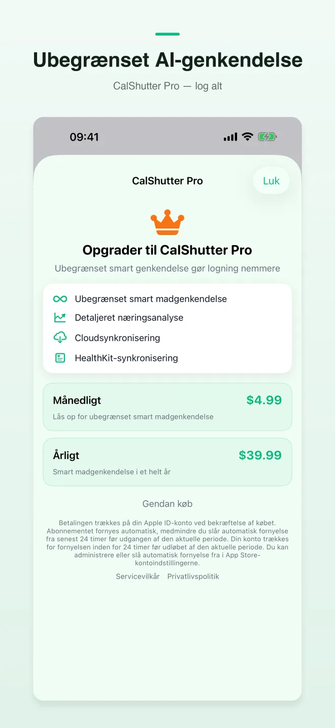 CalShutter-appskærme — 4/4