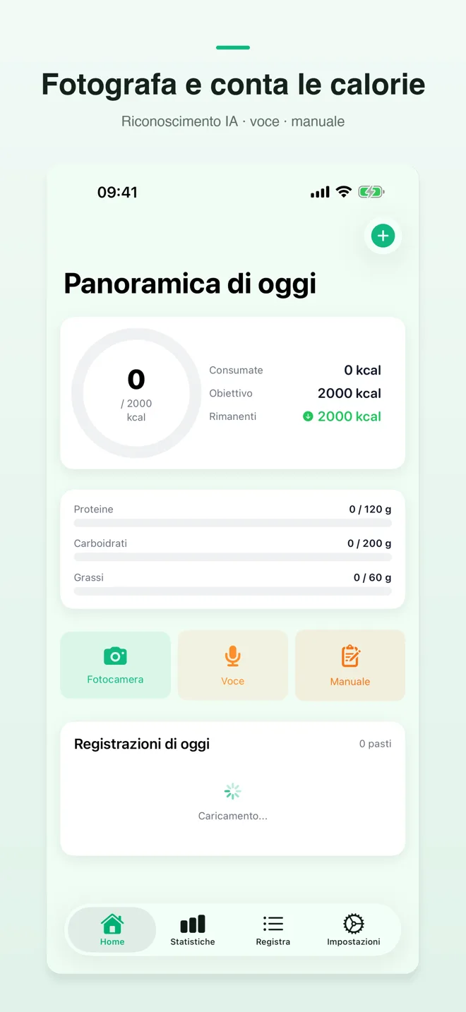 Schermate dell'app CalShutter — 1/4