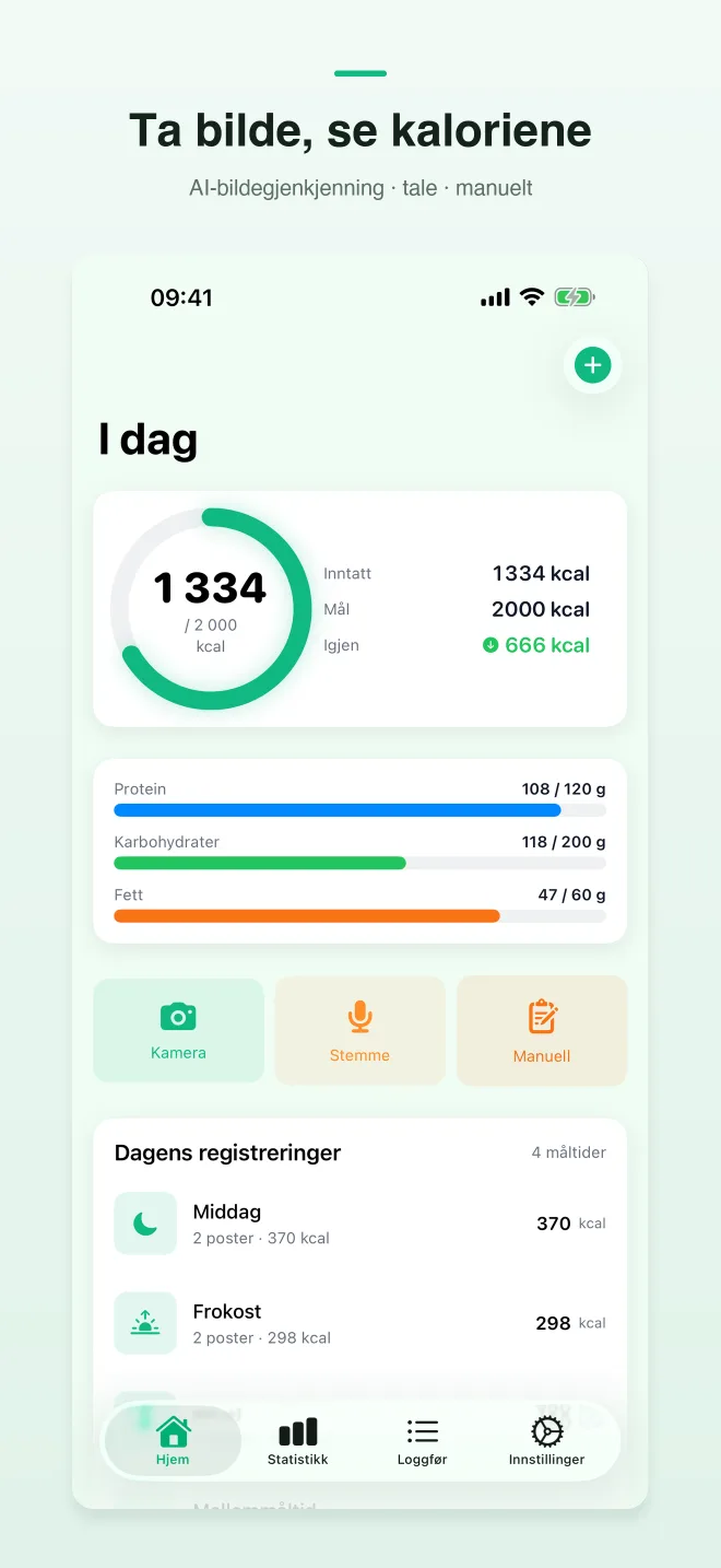 CalShutter-appskjermer — 1/4