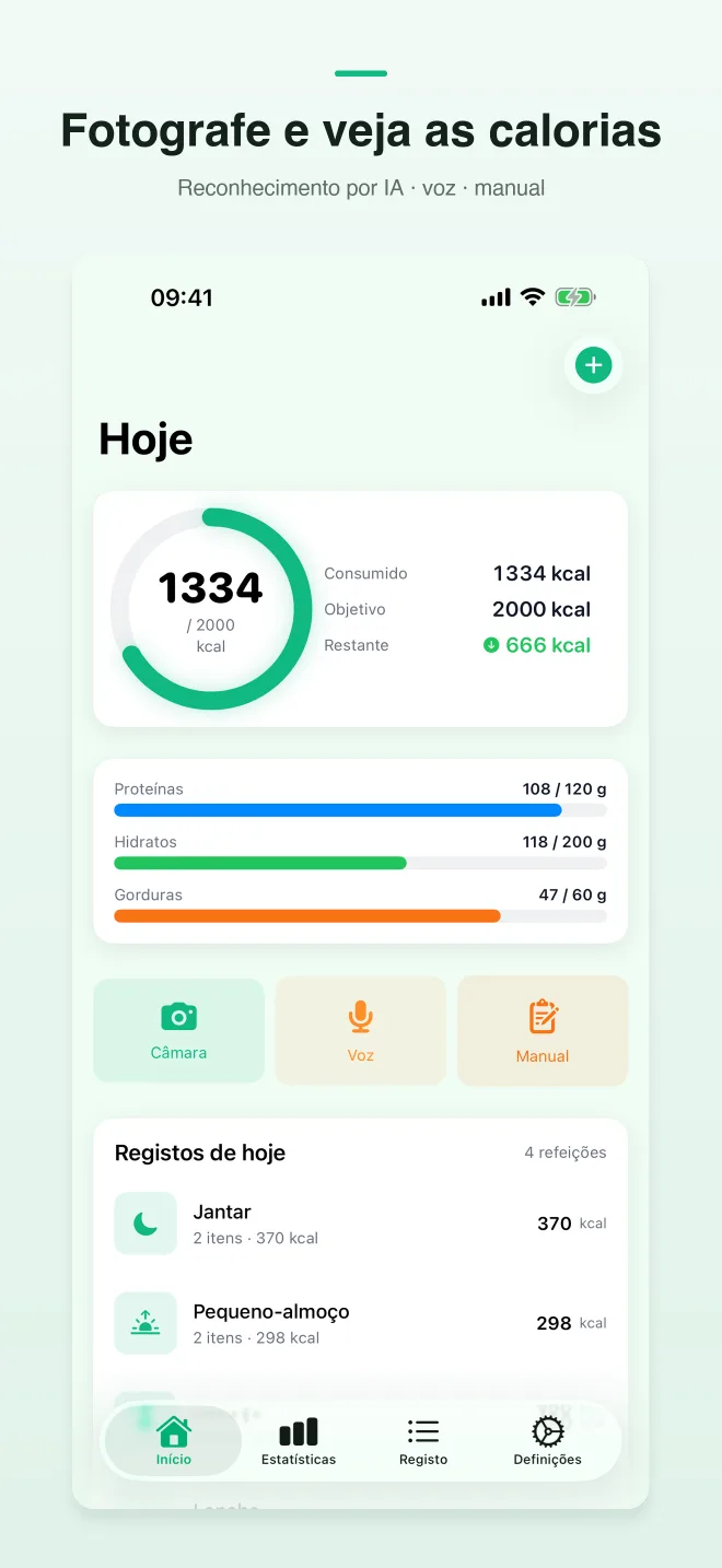 Ecrãs da app CalShutter — 1/4