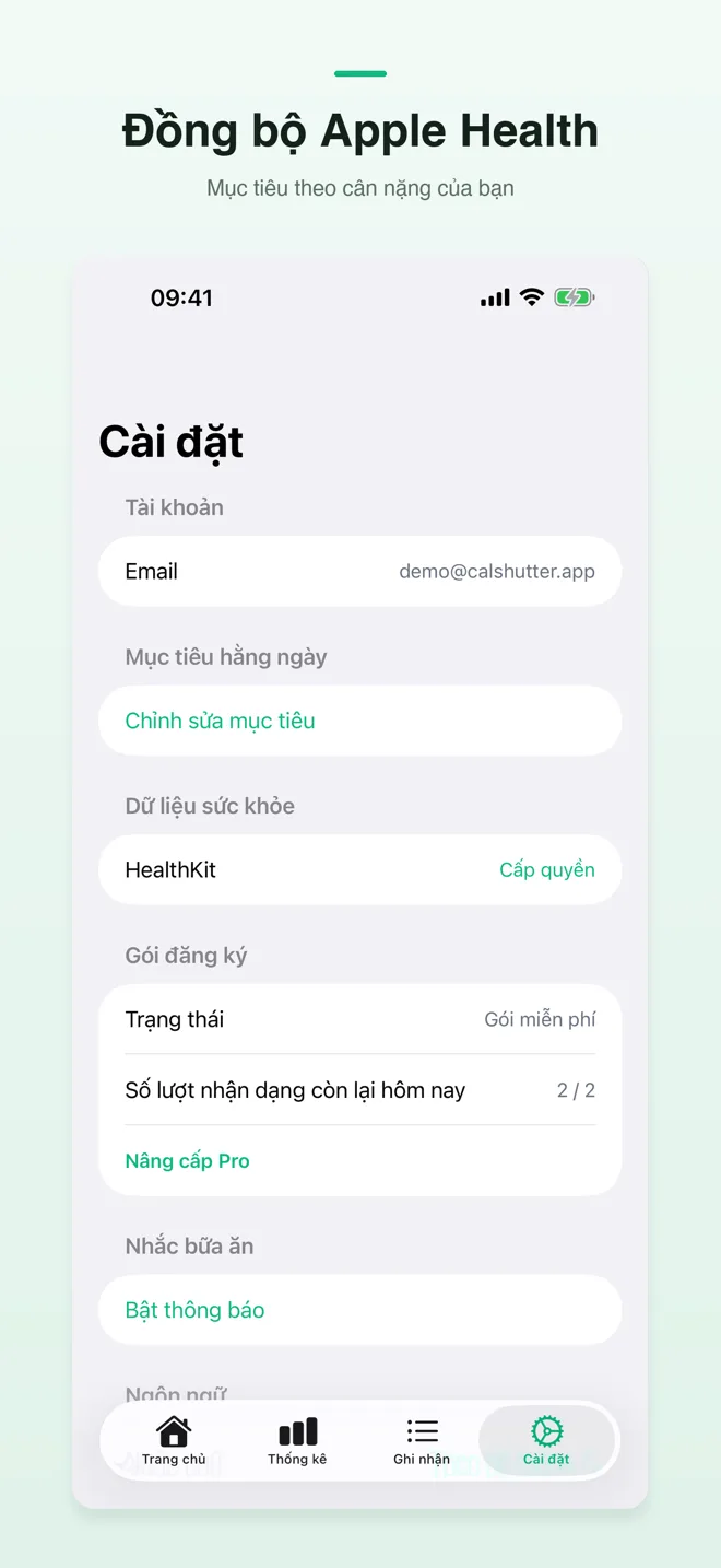 Màn hình ứng dụng CalShutter — 3/4