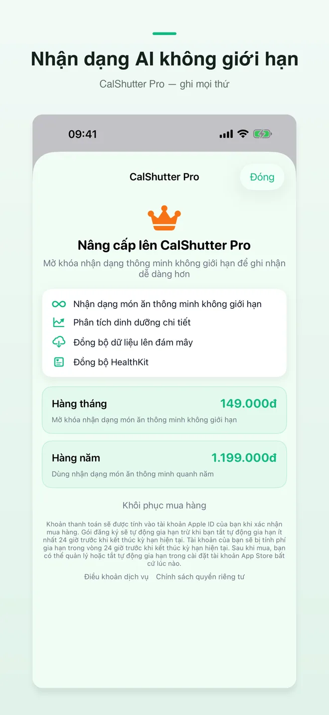 Màn hình ứng dụng CalShutter — 4/4