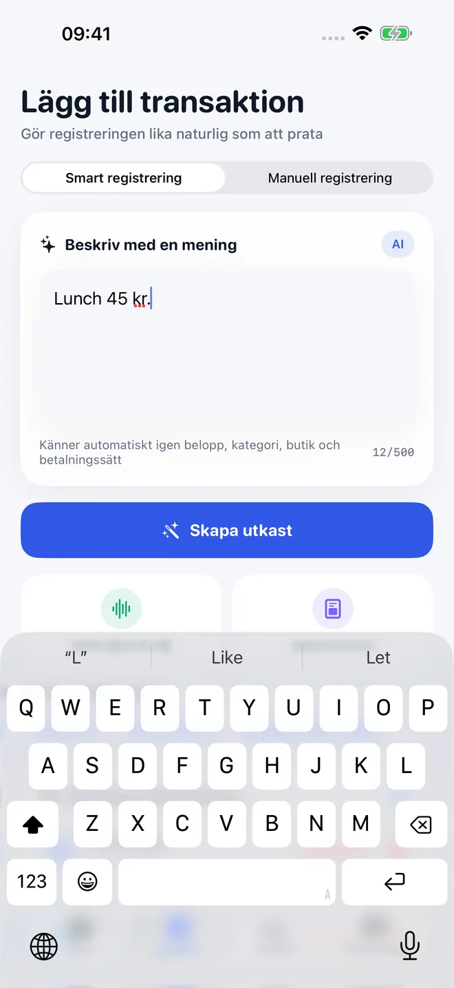 Skärmar från appen TaoBook — 2/4
