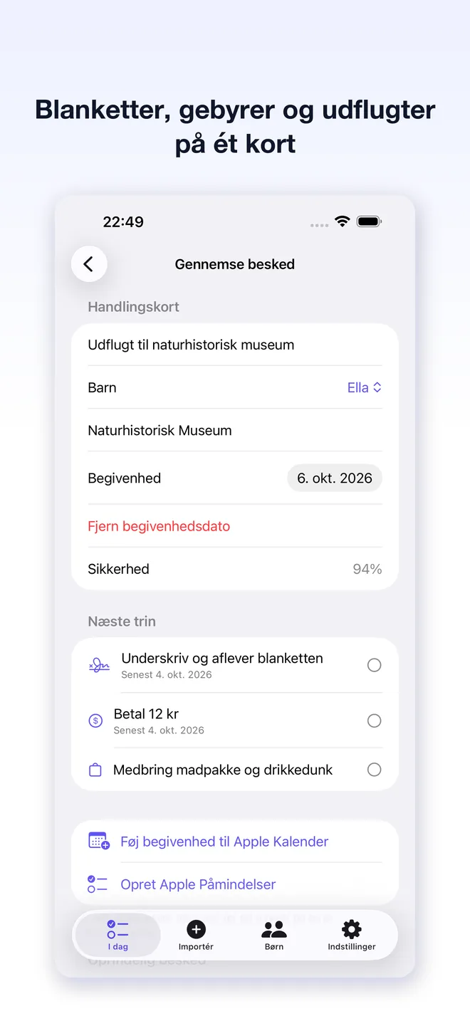 Note2Do-appskærme — 2/5
