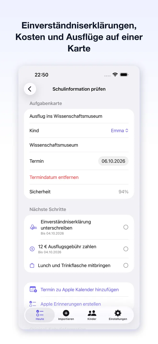 Note2Do-App-Ansichten — 2/5