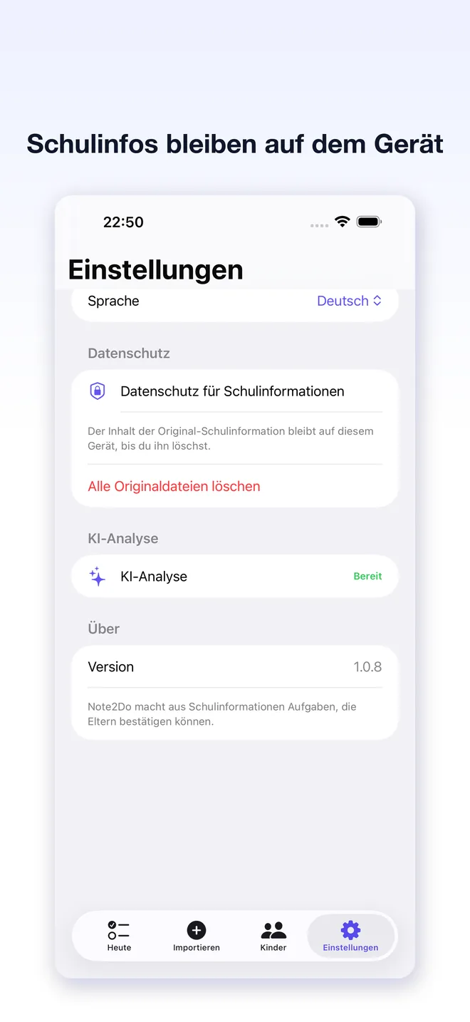 Note2Do-App-Ansichten — 5/5