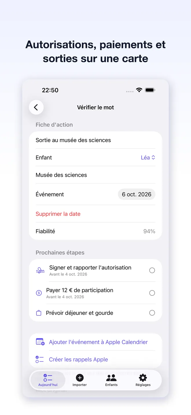 Écrans de l'app Note2Do — 2/5
