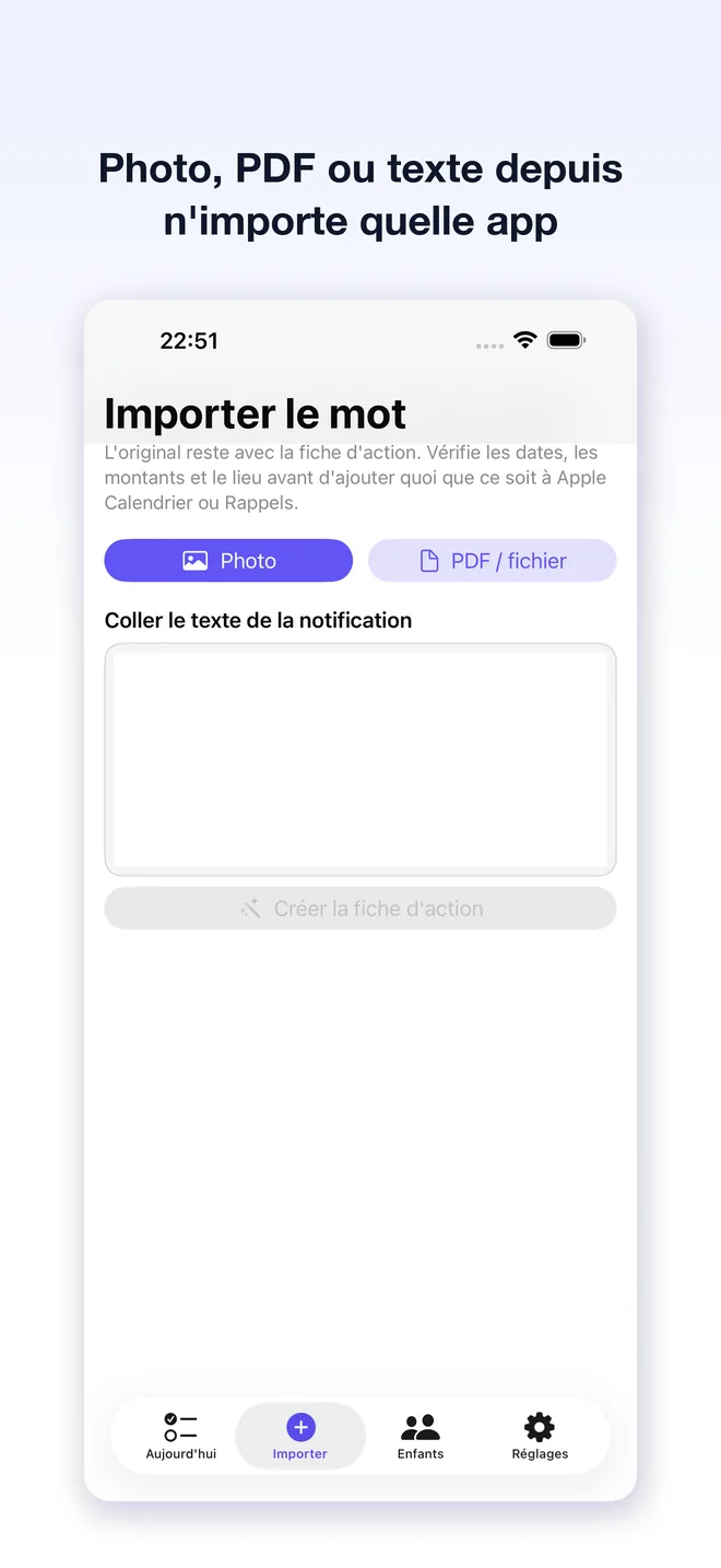 Écrans de l'app Note2Do — 3/5