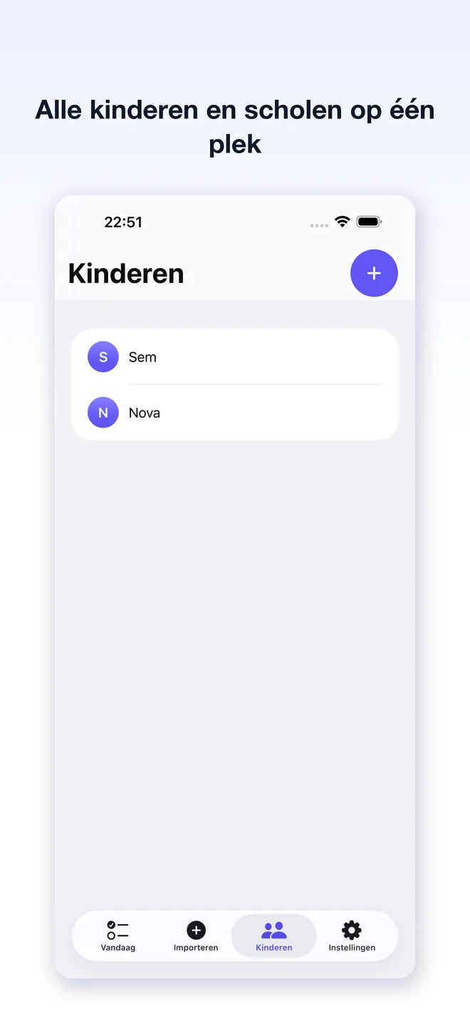 Schermen van de Note2Do-app — 4/5