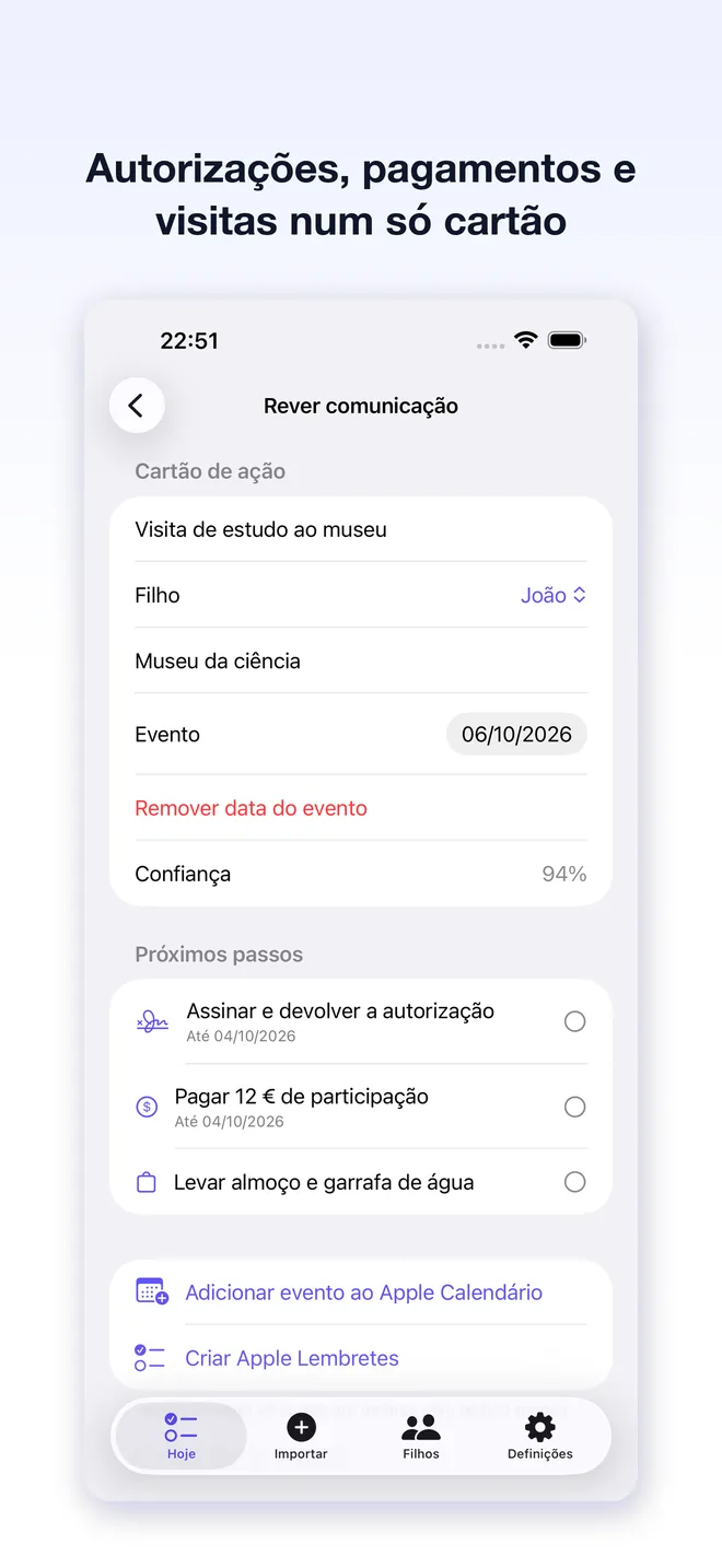 Ecrãs da app Note2Do — 2/5