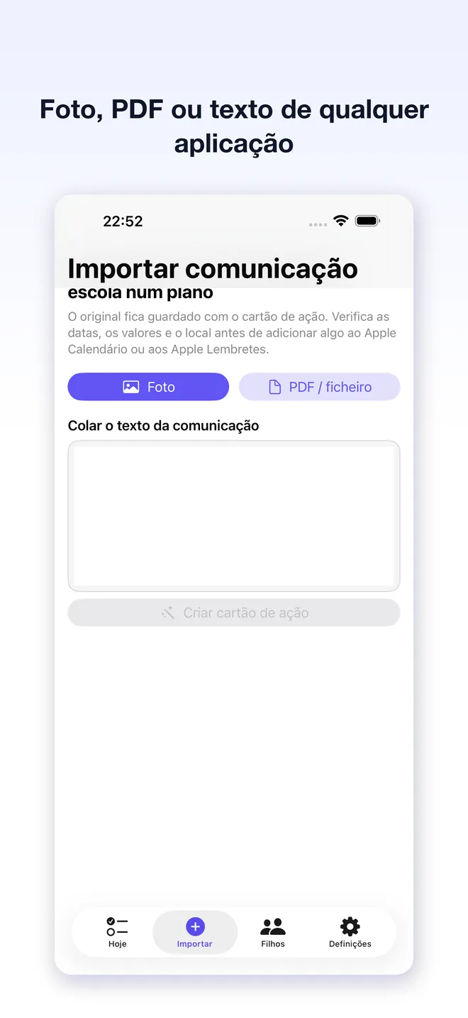 Ecrãs da app Note2Do — 3/5