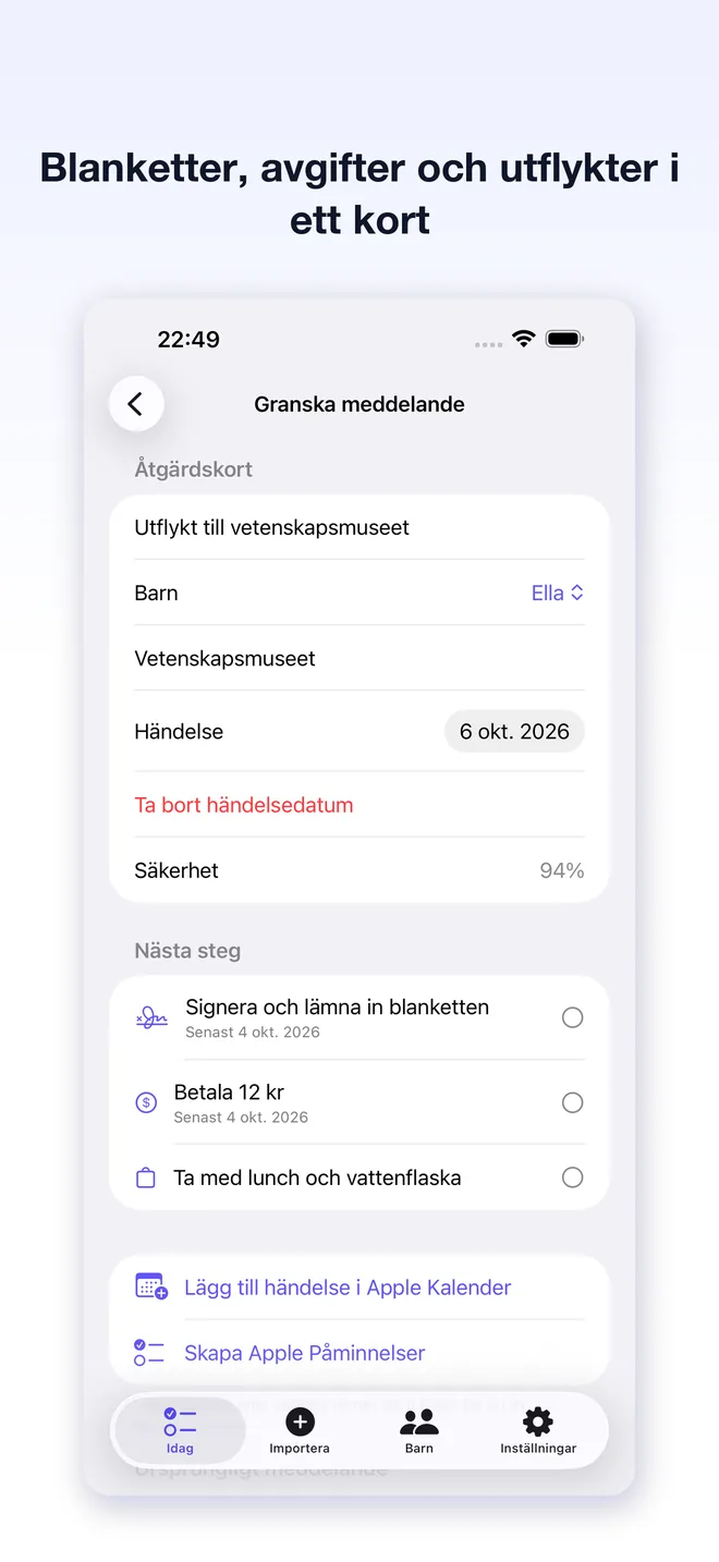 Skärmar från appen Note2Do — 2/5