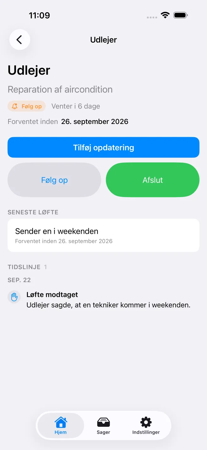 OweTrace-appskærme — 2/5