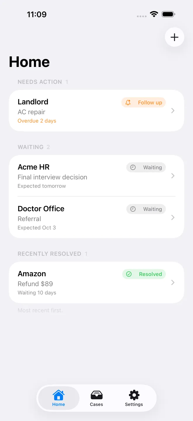 OweTrace app screens — 1/5