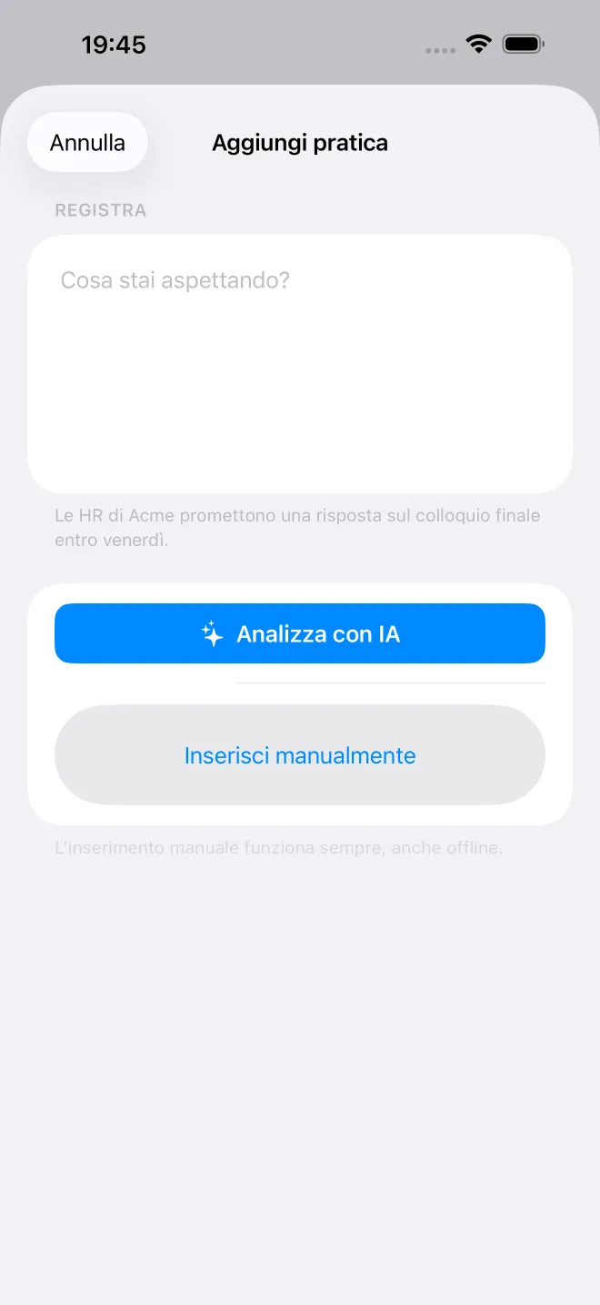Schermate dell'app OweTrace — 3/5