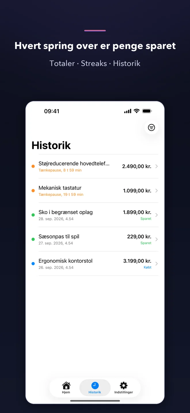 TaoSkip-appskærme — 4/5