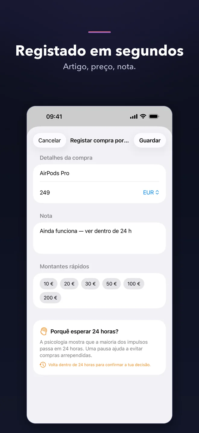 Ecrãs da app TaoSkip — 2/5