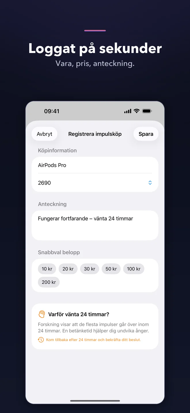 Skärmar från appen TaoSkip — 2/5